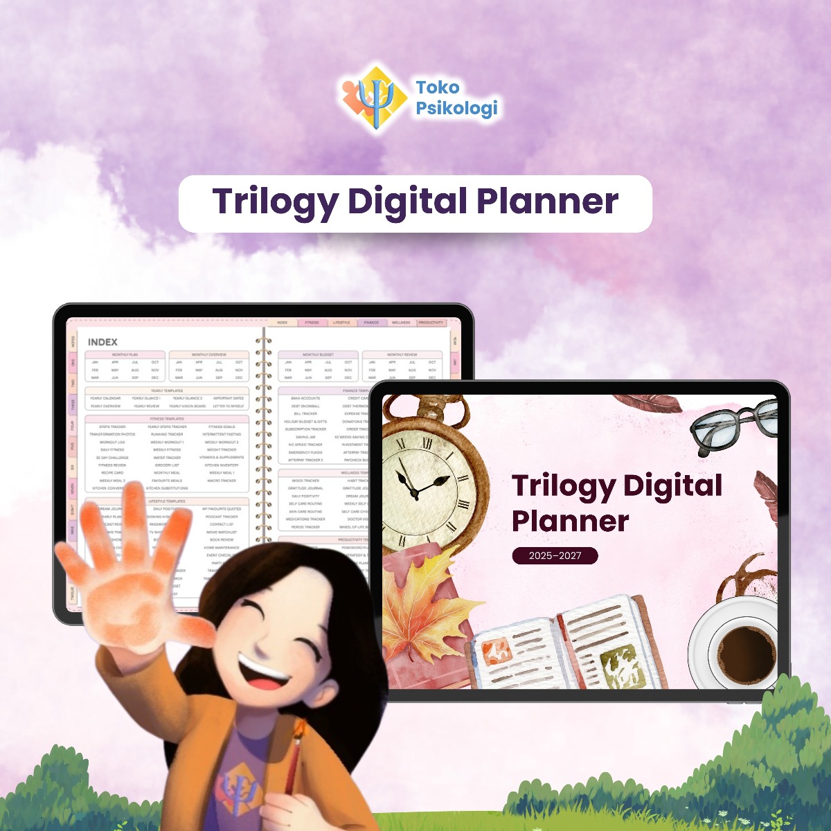 Trilogy Digital Planner | Toko Psikologi