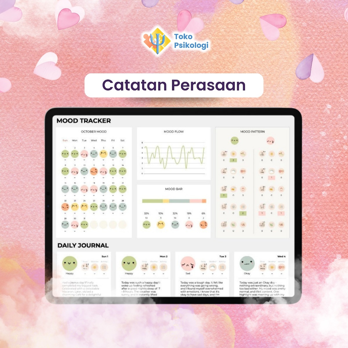 Catatan Perasaan | Toko Psikologi