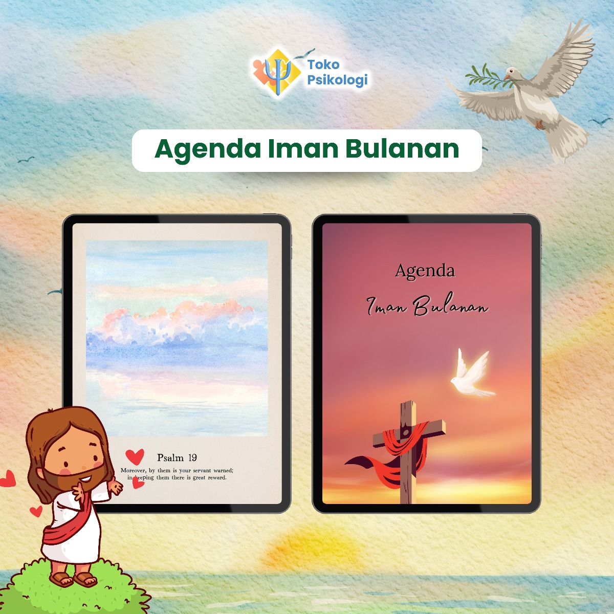 Agenda Iman Bulanan | Toko Psikologi